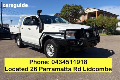 White 2020 Ford Ranger Double Cab Chassis Xl 3.2 (4X4)