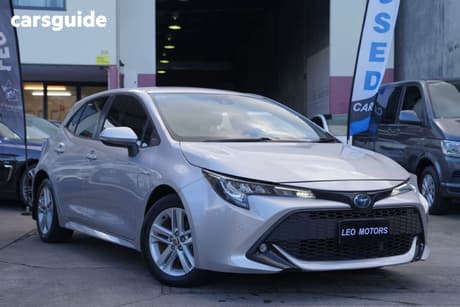 Silver 2020 Toyota Corolla Hatchback Sx (Hybrid)