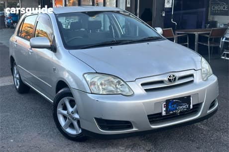 Silver 2005 Toyota Corolla Wagon Conquest