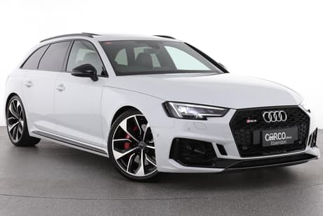 White 2019 Audi RS4 Wagon Avant Quattro