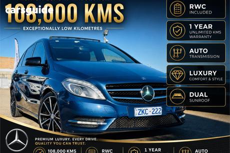 Blue 2012 Mercedes-Benz B250 Hatchback Be