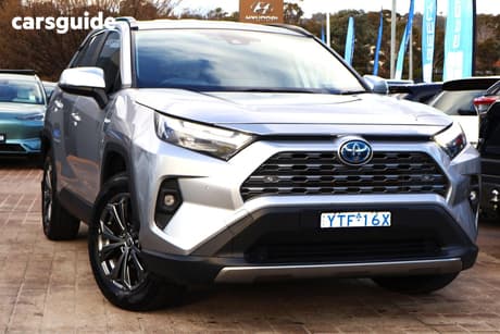 Silver 2022 Toyota RAV4 Wagon Gxl (2Wd) Hybrid