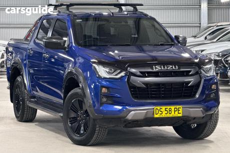 Blue 2022 Isuzu D-MAX Crew Cab Utility X-Terrain (4X4)