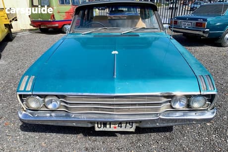 Blue 1969 Chrysler Valiant Sedan VIP