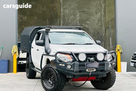 White 2016 Mitsubishi Triton Dual Cab Utility Glx (4X4)