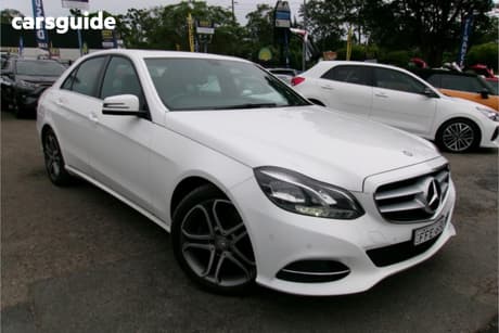 White 2015 Mercedes-Benz E200 Sedan