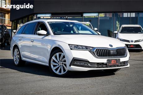 White 2021 Skoda Octavia Wagon 110 Tsi Ambition