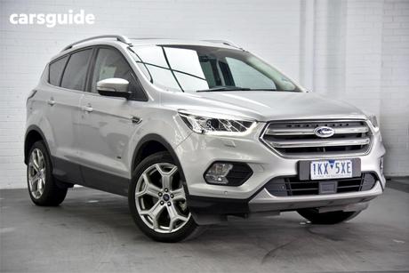 Silver 2017 Ford Escape Wagon Titanium (Awd)