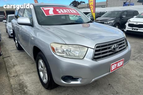 2009 Toyota Kluger Wagon Kx-R (Fwd) 5 Seat