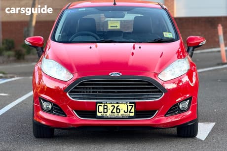 Red 2013 Ford Fiesta Hatchback Sport