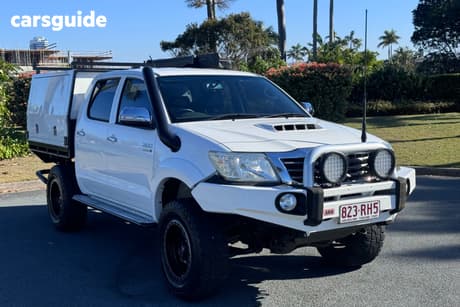 White 2015 Toyota Hilux Dual Cab Pick-up Sr5 Black (4X4)