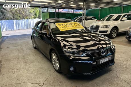 Blue 2012 Lexus CT200H Hatchback Sports Luxury