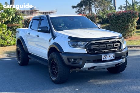 White 2019 Ford Ranger Double Cab Pick Up Raptor 2.0 (4X4)