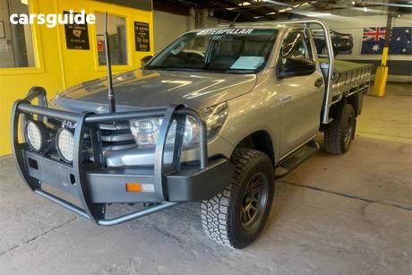 Silver 2018 Toyota Hilux Cab Chassis Sr (4X4)