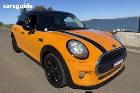 Orange 2017 Mini Cooper Hatchback Cooper