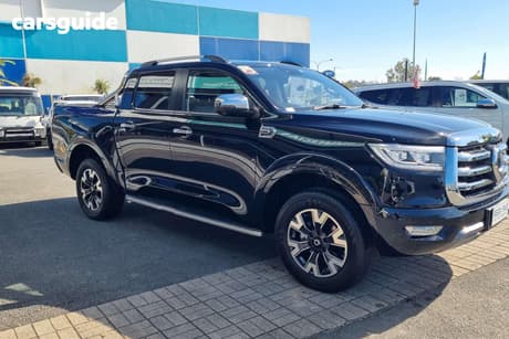 Black 2022 GWM UTE Dual Cab Utility Cannon-L (4X4)