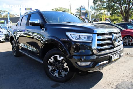 Black 2021 GWM UTE Dual Cab Utility Cannon-L (4X4)