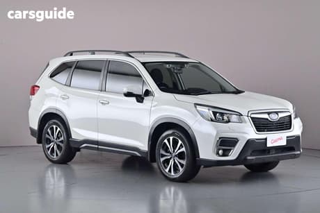 White 2019 Subaru Forester Wagon 2.5I Premium (Awd)