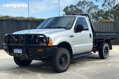 Grey 2002 Ford F250 Cab Chassis Xl (4X4)
