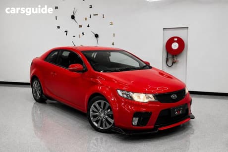 Red 2012 Kia Cerato Coupe Koup Sls