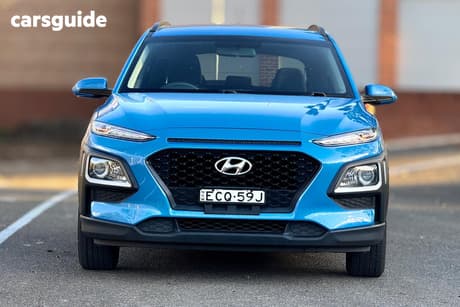Blue 2019 Hyundai Kona Wagon Go (Fwd)