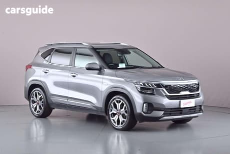 Grey 2020 Kia Seltos Wagon Gt Line (Awd)