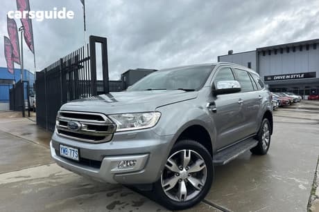 Silver 2017 Ford Everest Wagon Titanium