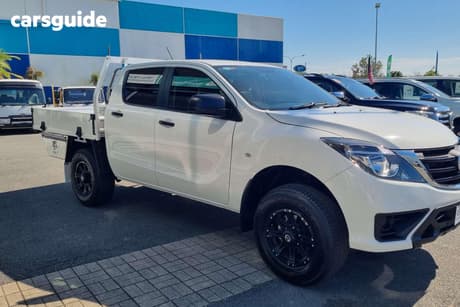 White 2019 Mazda BT-50 Dual Cab Chassis Xt (4X4) (5Yr)
