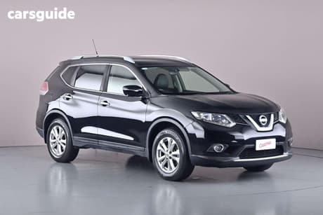 Black 2016 Nissan X-Trail Wagon St-L 7 Seat (Fwd)