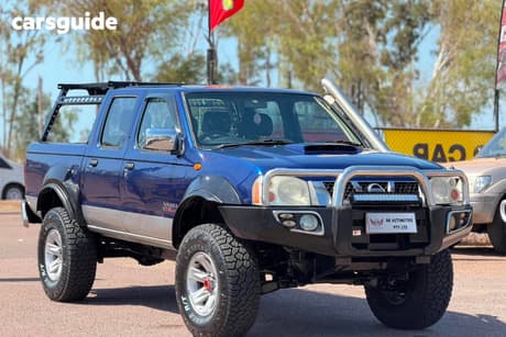 Blue 2008 Nissan Navara Dual Cab Pick-up St-R (4X4)