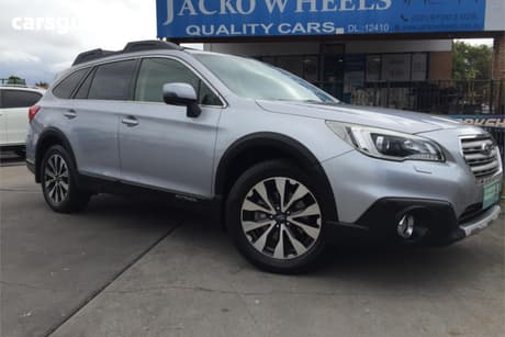 Silver 2015 Subaru Outback Wagon 2.0D Premium