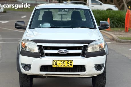 White 2010 Ford Ranger Dual Cab Pick-up Xl (4X2)