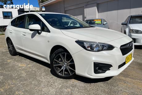 White 2019 Subaru Impreza Hatchback 2.0I (Awd)