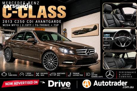 Brown 2013 Mercedes-Benz C250 Sedan Cdi Avantgarde Be