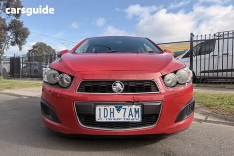Red 2014 Holden Barina Hatchback Cd