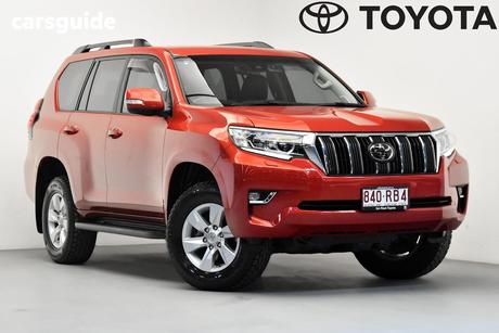Red 2022 Toyota Landcruiser Prado Wagon Gxl