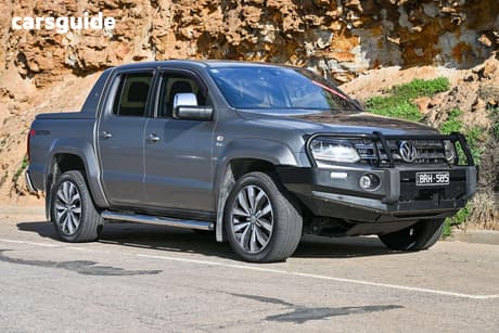 Beige 2021 Volkswagen Amarok Dual Cab Utility Tdi580 Aventura 4Motion
