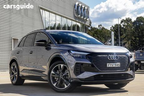 Grey 2026 Audi Q4 E-Tron SUV 45 R