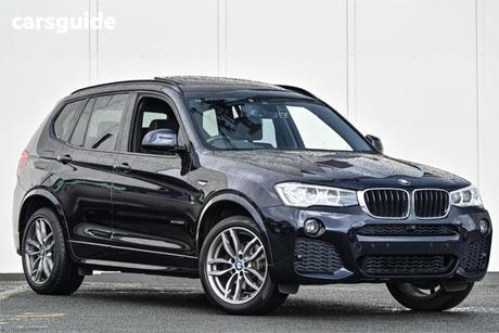 Black 2017 BMW X3 Wagon Xdrive 20I