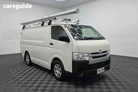 White 2014 Toyota HiAce Van Lwb