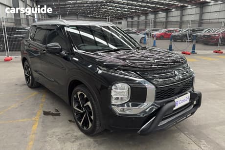 Black 2024 Mitsubishi Outlander Wagon Exceed Tourer 7 Seat (Awd)