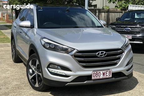Silver 2015 Hyundai Tucson Wagon Highlander (Awd)