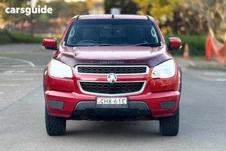 Red 2012 Holden Colorado Crew Cab Pickup Lx (4X4)