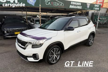 White 2022 Kia Seltos Wagon Gt Line (Awd)