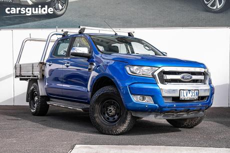 Blue 2018 Ford Ranger Dual Cab Utility Xlt 3.2 (4X4)