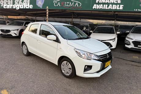 White 2021 Mitsubishi Mirage Hatchback Es