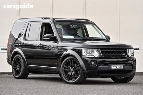 Black 2014 Land Rover Discovery 4 Wagon 3.0 Sdv6 Hse