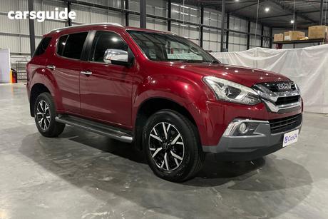 Red 2020 Isuzu MU-X SUV
