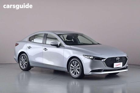 Silver 2021 Mazda 3 Sedan G20 Pure