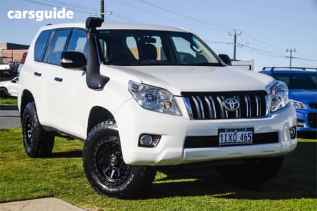 White 2012 Toyota Landcruiser Prado Wagon Gx (4X4)